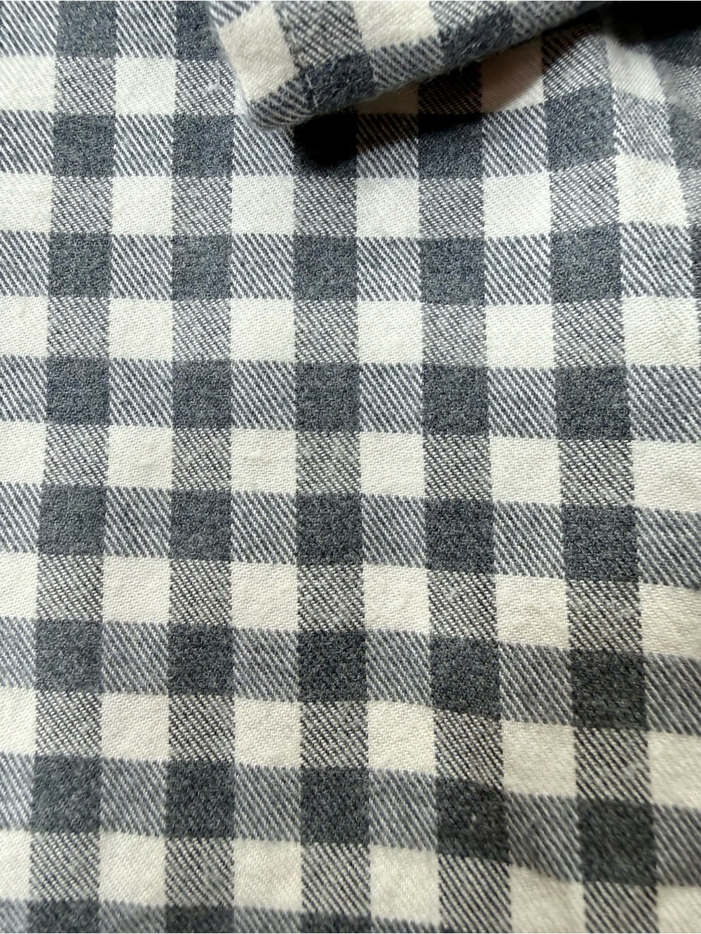 Frank & Eileen Barry Gray and White Gingham Button-Down Shirt Size Small - Picture 11 of 12